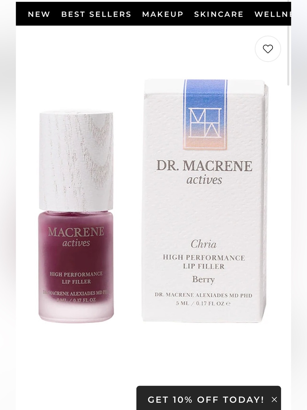 High Performance Tinted Lip Filler in Berry
MACRENE Actives IN BOX